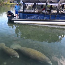 a small boat in a body of water