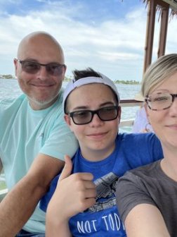 a group of people posing for the camera